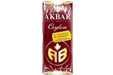 Акбар Чай Цейлон черный 25*2г Россия