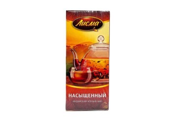 Лисма Чай черный 1 сорт 25*2г Россия (насыщенный)