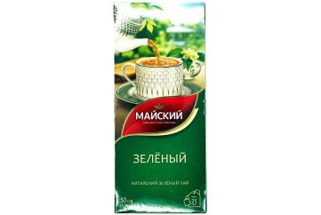Майский Чай высший сорт 25*1,5г Россия (Зеленый)