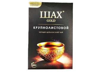 Шах Чай черный цейлонский голд крупнолистовой 200г Россия