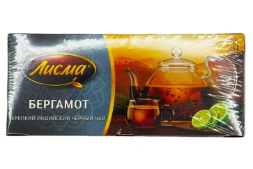 Лисма Чай 1 сорт 25*2г Россия (бергамот)