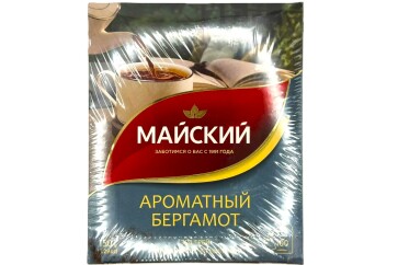 Майский Чай Ароматный Бергамот 100*2г Россия