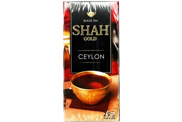 Шах голд Чай черный цейлон 25*2г Россия
