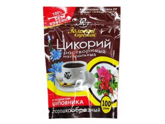 Золотой корешок Цикорий растворимый 100г м/у Россия (с шиповником)