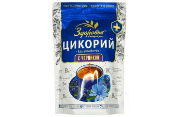 Здоровье Цикорий растворимый с черникой 85г м/уп Россия