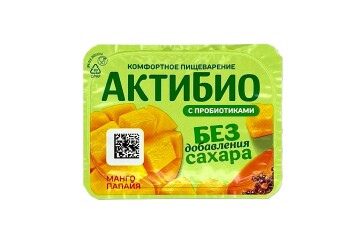 Актибио Биойогурт Манго папайя 3% 130гр Россия