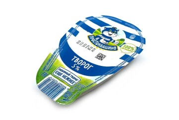 Простоквашино Творог 200г Россия  (5%)