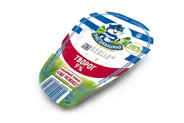 Простоквашино Творог 200г Россия  (9%)