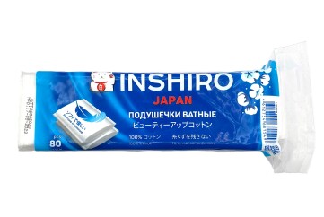 Инширо Подушечки косметические 80шт Китай