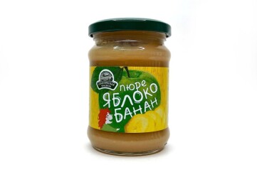 Семилукская Трапеза Пюре яблоко банан 260г с/б Россия