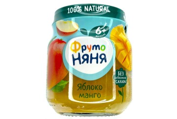 Фрутто Няня Пюре 100г с/б Россия (яблоко манго)