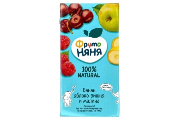 Фруто НяНя Нектар 500мл т/п Россия (банан, яблоко, вишня и малина)