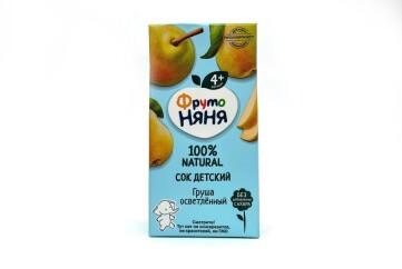 Фруто НяНя Сок 200мл т/п Россия (грушевый осветленный)