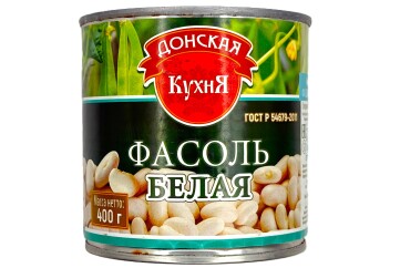 Донская кухня Фасоль белая 425г ж/б ключ Россия
