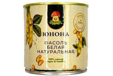 Юнона фасоль белая в с\с  ж/б  360гр Россия