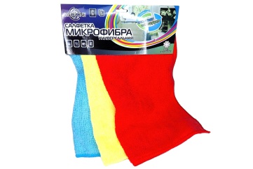 Онли Ван Салфетка из микрофибры универсальная 25*25см 3шт Китай