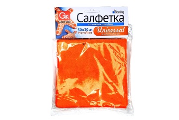 Грифон салфетка микрофибра 30*30см 1шт Россия