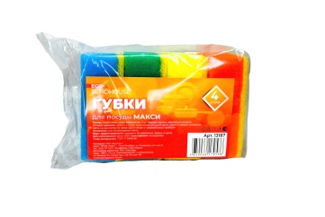Еврохаус Губка для посуды 3 шт