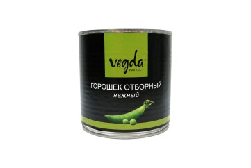 Вегда зеленый горошек 400г Россия