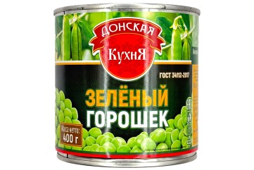 Донская кухня Горошек зеленый в/с 400г ж/б Россия