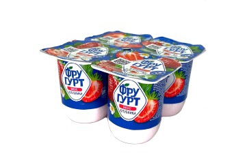 Фругурт Продукт йогуртный клубничный  2,5%  115г Россия