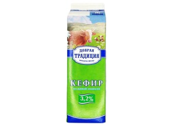 Добрая традиция Кефир 3,2% 1000г ОАО ГМЗ 