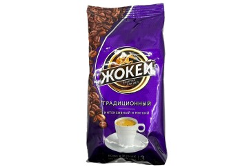 Жокей Кофе в зернах высший сорт 200г м/уп. Россия (традиционный)