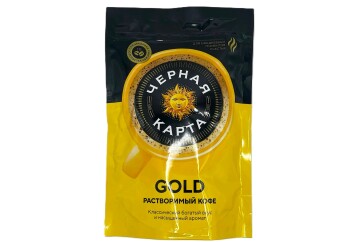 Черная карта Кофе Голд растворимый 75г м/у Россия