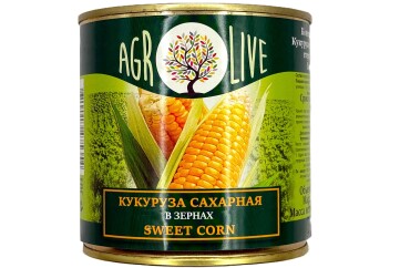 Агролайф Кукуруза сладкая высший сорт 400г ж/б Россия