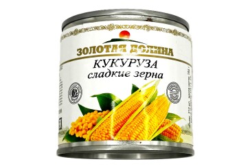 Золотая долина Кукуруза сладкие зерна 184г ж/б Китай