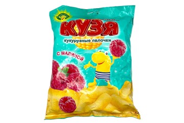 Русскарт Кузя Кукурузные палочки трубочки со сгущенкой 100г Россия 