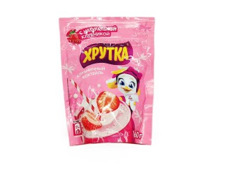 Хрутка Смесь сухая  быстрорастворимый для клубничного коктейля 160 г м/у Россия
