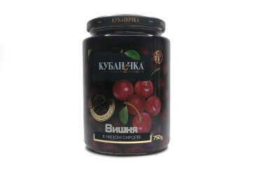 Кубаночка Компот вишня 750г с/б Россия
