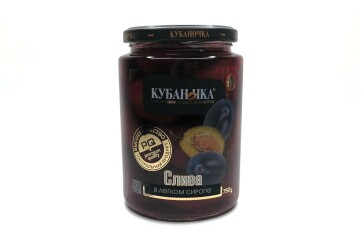 Кубаночка Слива  в сиропе 750г с/б Россия