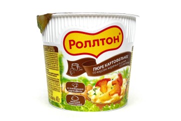 Роллтон Картофельное пюре 40г Россия (жареные лисички со сметаной)