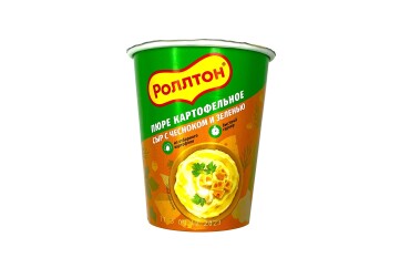 Роллтон Картофельное пюре сыр и чеснок 55г Россия