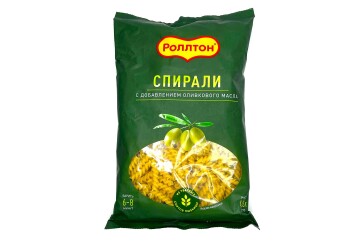 Роллтон макароны спирали с добавлением оливкового масла 400гр Россия