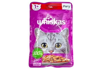 Вискас Корм для кошек 75гр м/у Россия (рагу говядина ягненок)