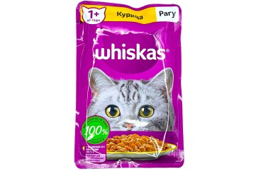 Вискас Корм для кошек 75гр м/у Россия (рагу курица)
