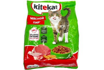 Китекет Корм д/кошек 350г Россия (мясной пир)