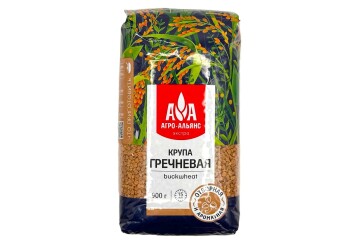 Агро-Альянс Крупа Гречневая 900гр Россия
