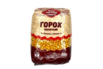 Агромастер Крупа горох колотый 800г Россия