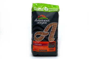 Алтайская сказка Крупа Гречневая экстра 800г Россия