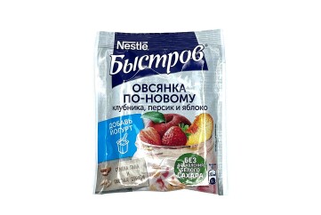 Быстров Каша 35г Россия (клубника персик яблоко)