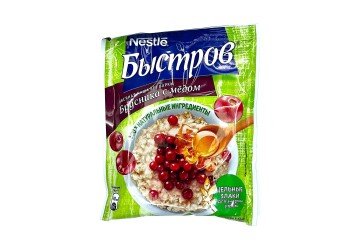 Быстров Каша 40г Россия  (брусника с медом)
