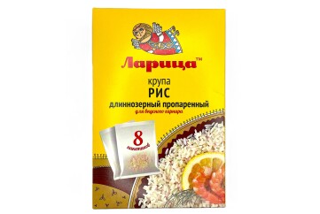 Ларица Крупа Рис пропаренный 8*50г Россия