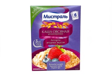 Мистраль Каша 6*40г Россия (ассорти ягодных фруктов)