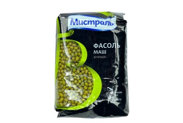 Мистраль Фасоль Маш зеленая 450г Россия