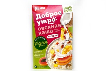 Увелка Каша овсяная на кокосовом молоке 6*40г Россия