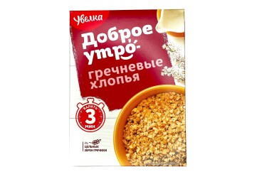 Увелка Хлопья Гречневые 400г Россия